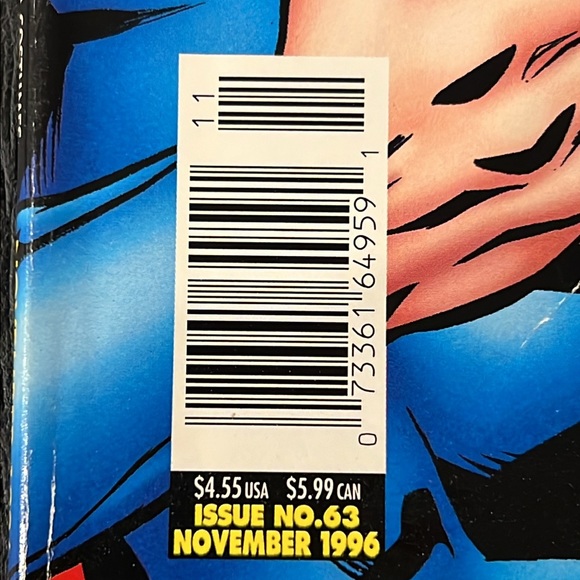 Wizard Magazine Issue #63 from Nov. 1996 - Wedding of Superman Cover Collectible - Picture 3 of 14